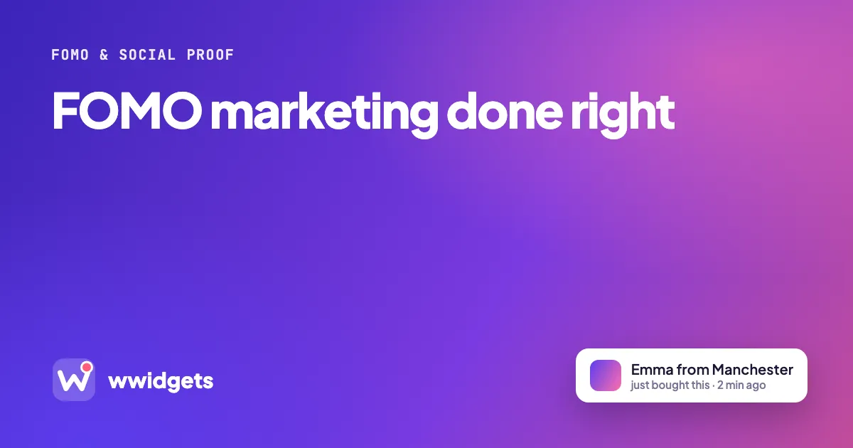 FOMO marketing done right